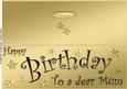 Large Dl Birthday Mum Quick Cut and Fold Card