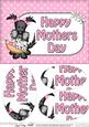 A5 Maisie Scottie Dog Mothers Day Dots Oval Pyramage