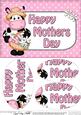 A5 Milly Moo Cow Mothers Day Dots Oval Pyramage