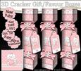 3D New Baby Girl Cats Cracker Gift Favour Boxes