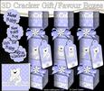 3D New Baby Boy Teddy Cracker Gift Favour Boxes