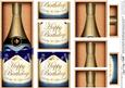 Dl Birthday Champers in a Box with Top & Bottom Stacker