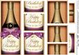 Dl Birthday Champers in a Box with Top & Bottom Stacker