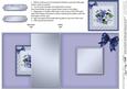 Pretty Viola No-hole Fold Back Card