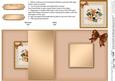 Pretty Viola No-hole Fold Back Card