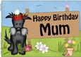 A4 Scottie Dog Birthday Mum Topper
