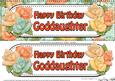 Large Dl Birthday Roses Goddaughter 3D Decoupage