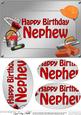 A5 Birthday Nephew Handyman Tools Oval Pyramage Topper