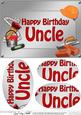 A5 Birthday Uncle Handyman Tools Oval Pyramage Topper
