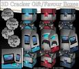 3D Gadgets N Gizmos Cracker Gift Favour Boxes