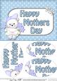 A5 Teddy Ed Mothers Day Dots Oval Pyramage