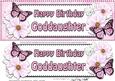 Large Dl Birthday Goddaughter Floral Butterflies