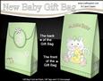 3D New Baby Cute Little Cat Gift Bag Mini Kit