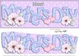 Large Dl Mothers Day Hearts & Flowers 3D Decoupage