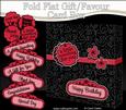 3D Swirls Gift Favour Card Box