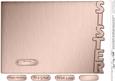5 x 7 Elegant Metallic Sister Shaped Card