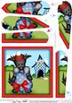 Hamish Scottie Dog Easter Egg Fan Pyramage Topper
