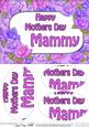 A5 Mothers Day Mammy Time for Roses Oval Pyramage Topper