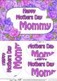 A5 Mothers Day Mommy Time for Roses Oval Pyramage Topper