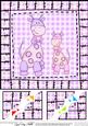 8 x 8 New Baby Girl Scalloped Corner Topper