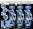 3D Rugby Cracker Gift Favour Boxes