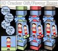 3D Boyz Bazil Fotballer Cracker Gift Favour Boxes