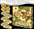 3D Butterflies & Flowers Gift Favour Card Box
