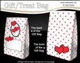 3D Romantic Hearts Gift Bag Mini Kit