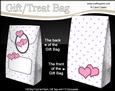 3D Romantic Hearts Gift Bag Mini Kit