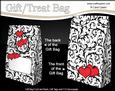 3D Romantic Hearts & Scrolls Gift Bag Mini Kit
