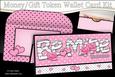Be Mine Valentine Money or Gift Wallet Card Kit