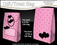 3D Romantic Hearts Polka Dot Gift Bag Mini Kit