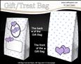 3D Romantic Hearts Polka Dot Gift Bag Mini Kit