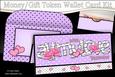 All My Love Valentine Money or Gift Wallet Card Kit