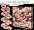 3D Butterflies & Flowers Gift Favour Card Box