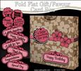 3D Pretty Floral Gift Favour Card Box