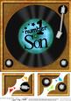 8 x 8 Number 1 Son Record Scalloped Corner Topper