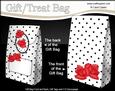 3D Polka Dots & Roses Gift Bag Mini Kit