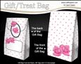 3D Polka Dots & Roses Gift Bag Mini Kit