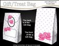 3D Polka Dots & Roses Gift Bag Mini Kit