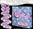 3D Denim & Daisies Gift Favour Card Box