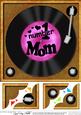 8 x 8 Number 1 Mom Record Scalloped Corner Topper