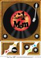8 x 8 Number 1 Mom Record Scalloped Corner Topper