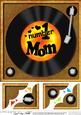 8 x 8 Number 1 Mom Record Scalloped Corner Topper