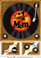 8 x 8 Number 1 Mom Record Scalloped Corner Topper
