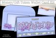Mothers Day Roses Money or Gift Wallet Card Kit
