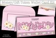 Mothers Day Floral Money or Gift Wallet Card Kit
