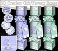 3D New Baby Boy Cracker Gift Favour Boxes