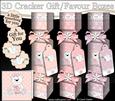 3D Belle Bear Cracker Gift Favour Boxes