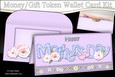 Mothers Day Roses Money or Gift Wallet Card Kit